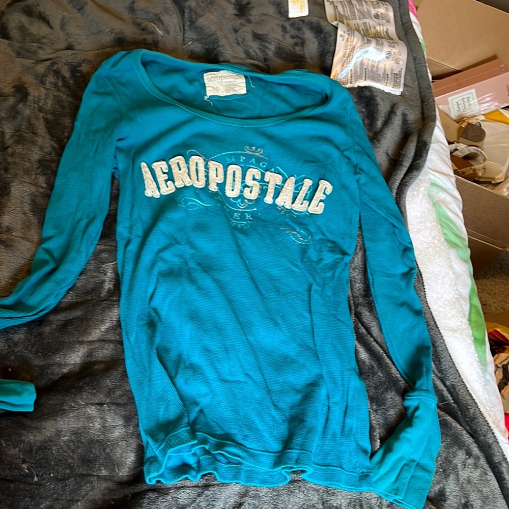 Blue Aeropostale shirt